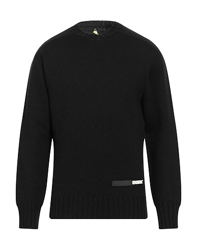 OAMC Pullover Nero 50% Lana, 37% Cotone, 13% Poliammide