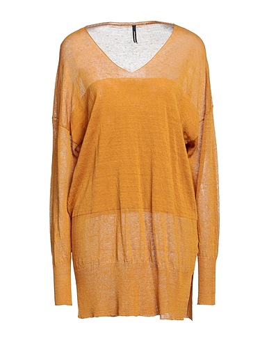 PIERANTONIO GASPARI Sweater Mustard 87% Linen, 13% Polyamide
