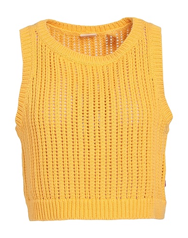 LEVI'S Crop top BABY BLUE SWEATER VEST
 Marigold 100% Cotton