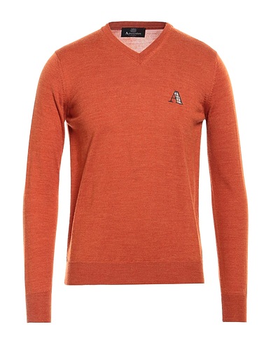 AQUASCUTUM ACTIVE Jumper Orange 50% Virgin Wool, 50% Acrylic
