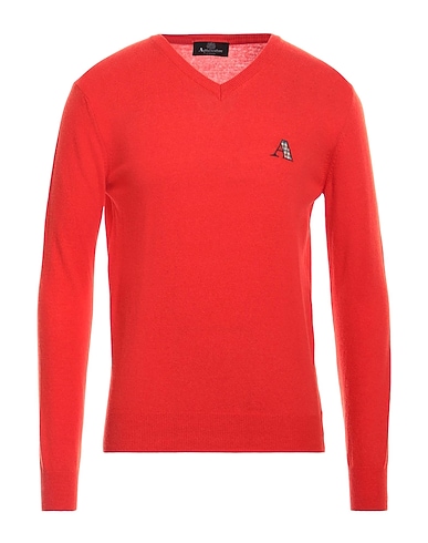 AQUASCUTUM ACTIVE Jumper Tomato red 40% Wool, 40% Cotton, 20% Polyamide