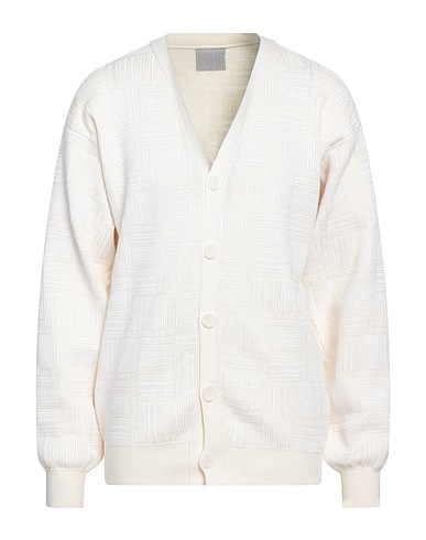 VTMNTS Cardigan Ivory 100% Merino Wool