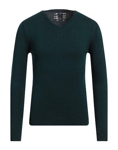 NORTH POLE Sweater Dark green 70% Viscose, 30% Nylon