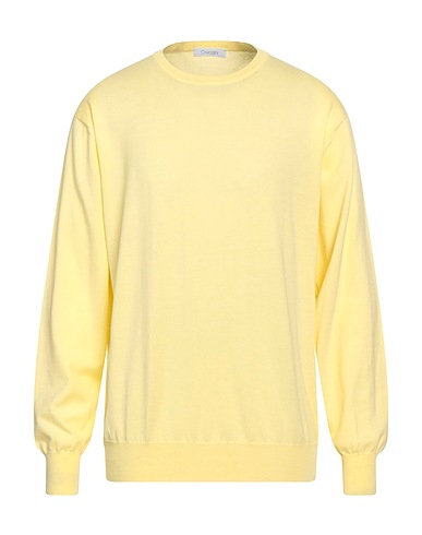 CRUCIANI Jumper Pastel yellow 100% Cotton