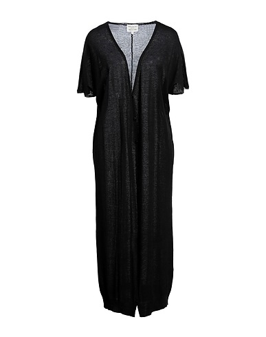 ALESSIA SANTI Cardigan Black 46% Viscose, 30% Linen, 24% Cotton