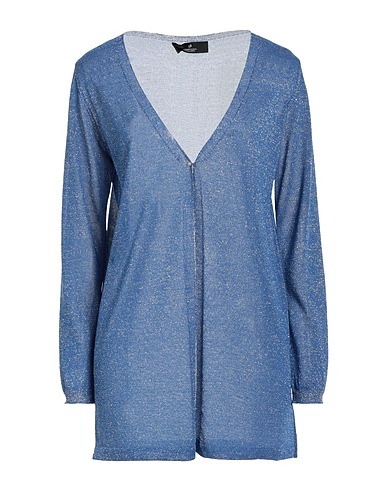 COMPAGNIA ITALIANA Cardigan Pastel blue 70% Viscose, 15% Polyester, 15% Polyamide