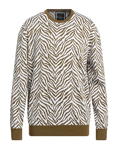 PAUL MEMOIR Sweater Khaki 100% Cotton