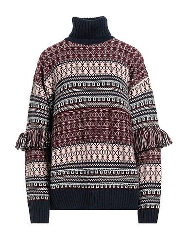 P.A.R.O.S.H. Polo neck Burgundy 45% Acrylic, 37% Alpaca wool, 18% Wool