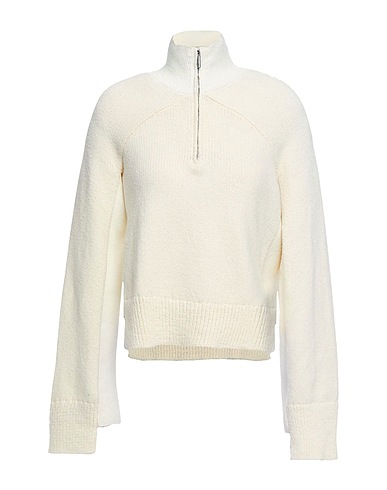 ROSETTA GETTY Polo neck White 84% Cotton, 16% Polyamide