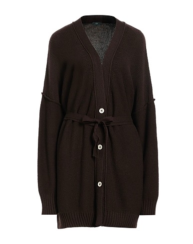 JEJIA Cardigan Chocolate brown 47% Virgin Wool, 30% Viscose, 15% Polyamide, 8% Cashmere