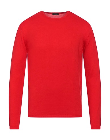 CRUCIANI Jumper Red 100% Cotton