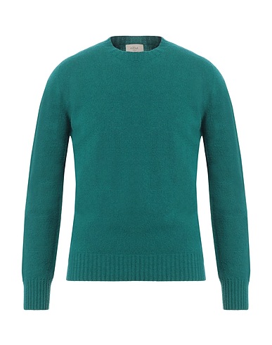 ALTEA Jumper Emerald green 90% Virgin Wool, 10% Cashmere