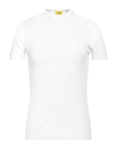 HEMMOND Pullover Weiß 90% Leinen, 10% Polyamid