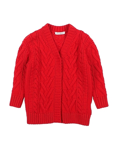DOLCE&GABBANA Cardigan ROSSO 100% Virgin Wool, Viscose