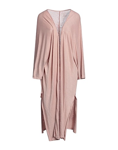 MAJESTIC FILATURES Cardigan Cipria 94% Lino, 6% Elastan