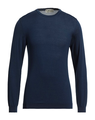 IRISH CRONE Jumper Midnight blue 100% Cotton