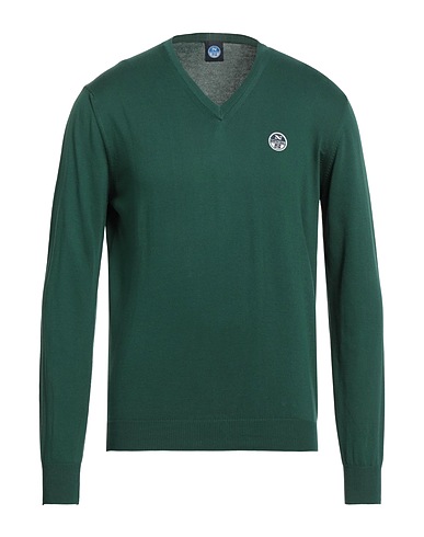 NORTH SAILS Pullover Verde scuro 100% Cotone