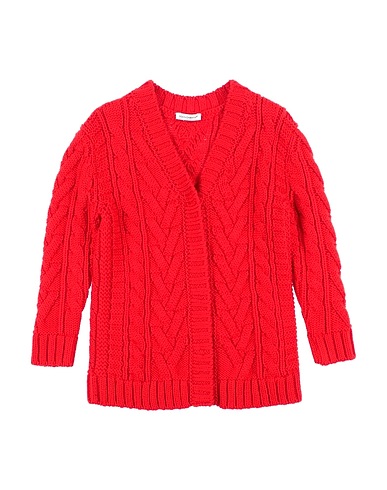 DOLCE&GABBANA Cardigan Red 100% Virgin Wool, Viscose