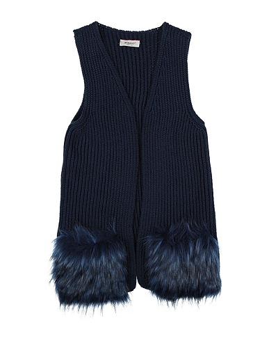 PINKO UP Pullunder Marineblau 50% Wolle, 50% Acryl