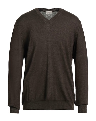 ALTEA Pullover Dunkelgrün 100% Schurwolle
