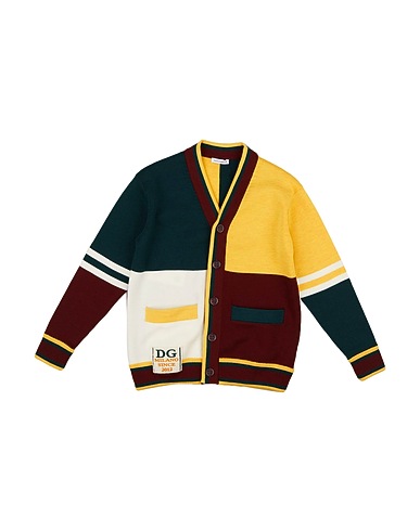 DOLCE&GABBANA Cardigan Dark green 100% Wool