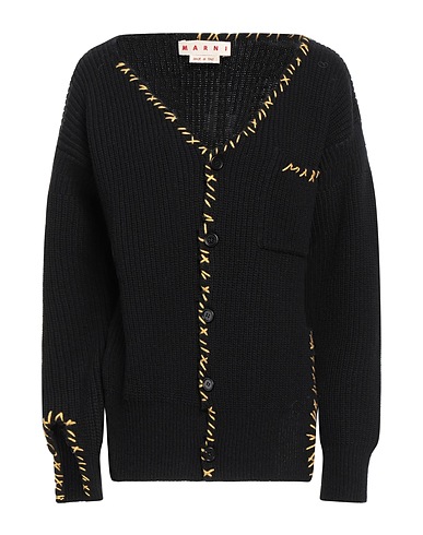 MARNI Cardigan Black 100% Virgin Wool