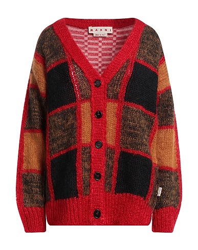 MARNI Strickjacke Schwarz 53% Wolle, 33% Mohairwolle, 14% Polyamid
