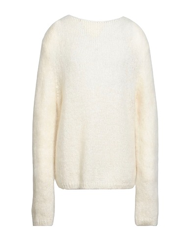 424 FOURTWOFOUR Pullover Bianco 50% Lana mohair, 50% Acrilico