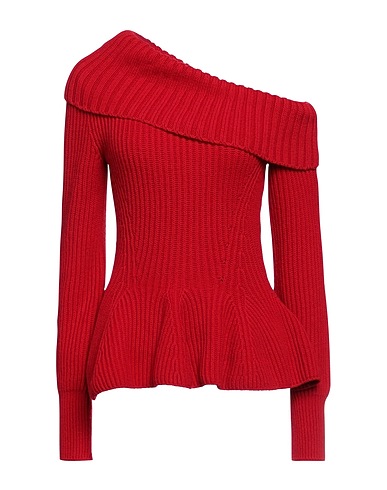 MCQUEEN Jumper Red 90% Wool, 10% Cashmere