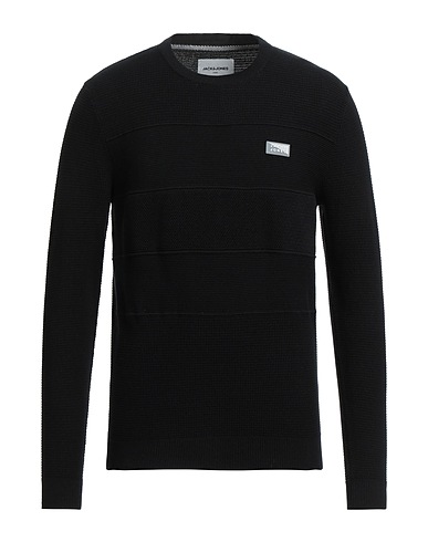 JACK & JONES Jumper Black 100% Cotton