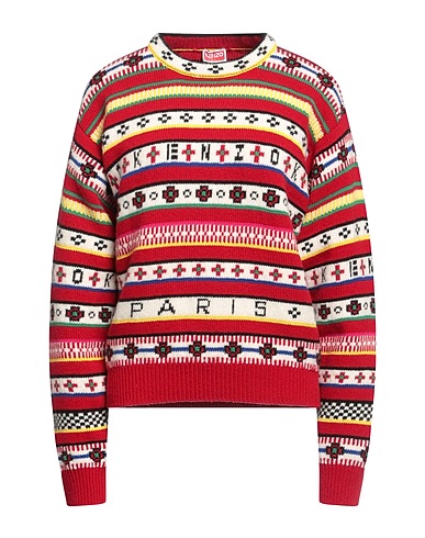KENZO Jumper Red 69% Wool, 31% Cotton