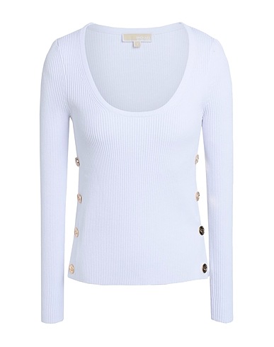 MICHAEL MICHAEL KORS Pullover Bianco 72% Viscosa riciclata, 15% Poliestere, 11% Nylon, 2% Elastan