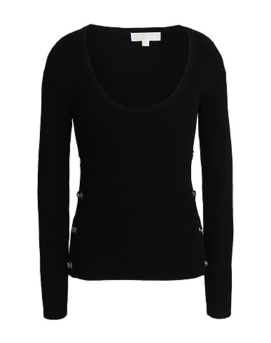 MICHAEL MICHAEL KORS Pullover Nero 72% Viscosa riciclata, 15% Poliestere, 11% Nylon, 2% Elastan