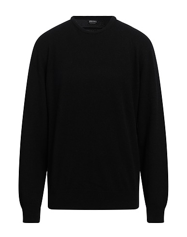 ZEGNA Cashmere blend Black 100% Cashmere