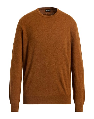 ZEGNA Cashmere blend Camel 100% Cashmere