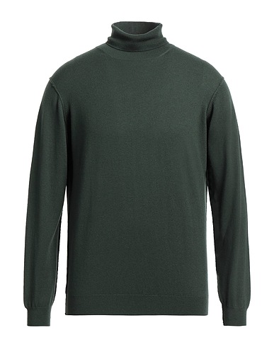 ROSSOPURO Polo neck Dark green 70% Wool, 30% Cashmere