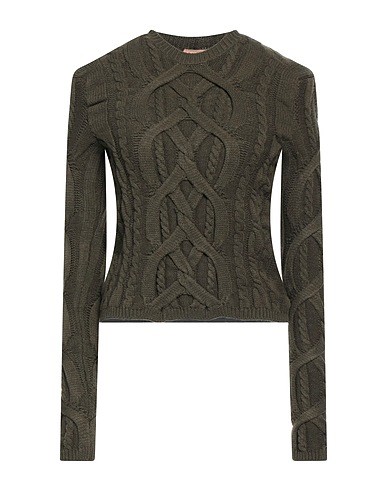 N°21 Sweater Military green 87% Wool, 13% Polyester