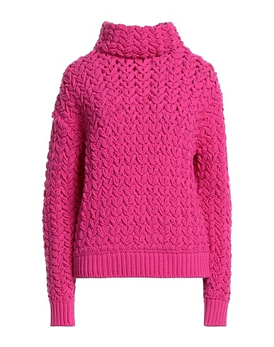 VALENTINO GARAVANI Turtleneck Fuchsia 100% Virgin Wool