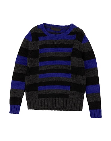 LES HOMMES Pullover Blu china 80% Lana, 20% Poliammide