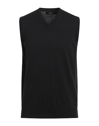 LIU •JO MAN Jumper Black 100% Cotton