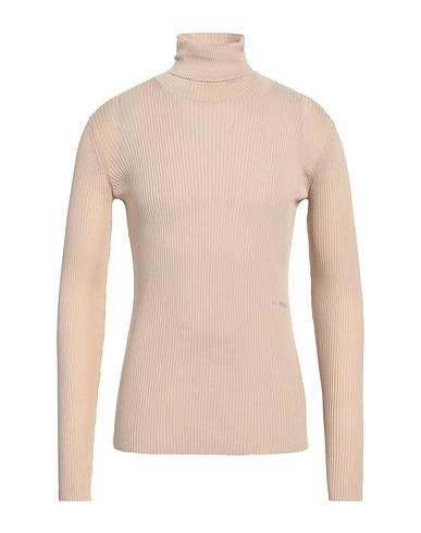 OFF-WHITE™ Rollkragenpullover Beige 100% Polyester