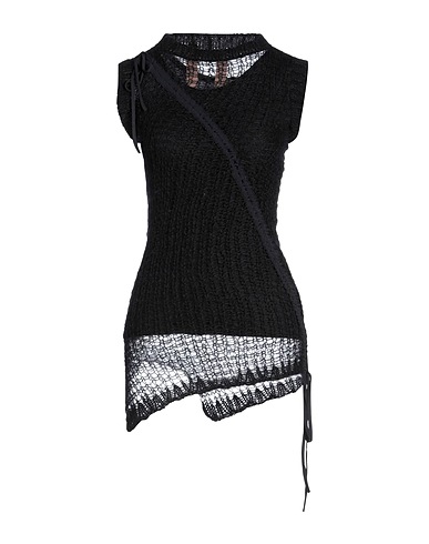 N°21 Sleeveless sweater Black 50% Mohair wool, 30% Polyamide, 20% Wool
