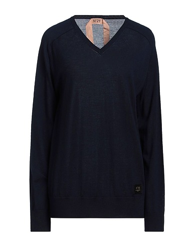 N°21 Sweater Navy 100% Virgin Wool