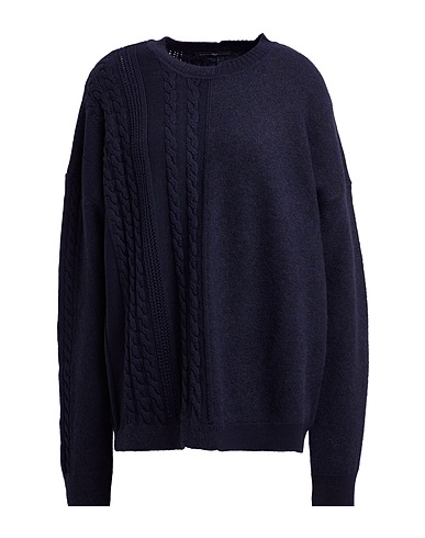 HIGH Sweater BLU NOTTE 58% Virgin Wool, 17% Nylon, 15% Wool, 10% Alpaca wool