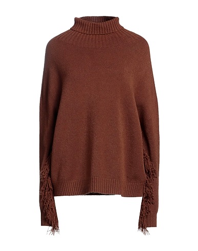 MO-MOI Polo neck Brown 50% Viscose, 27% PBT - Polybutylene terephthalate, 23% Nylon