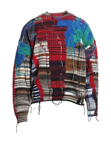OFF-WHITE™ Pullover Rosso 69% Poliuretano, 18% Lana, 9% Lana di alpaca, 2% Modal, 2% Altre Fibre