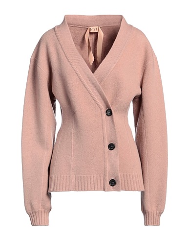 N°21 Cardigan Cipria 100% Lana Vergine
