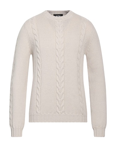 ALPHA STUDIO Sweater Light grey 70% Wool, 30% Cashmere
