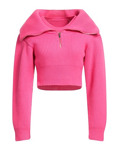 JACQUEMUS Sweater Fuchsia 100% Merino Wool