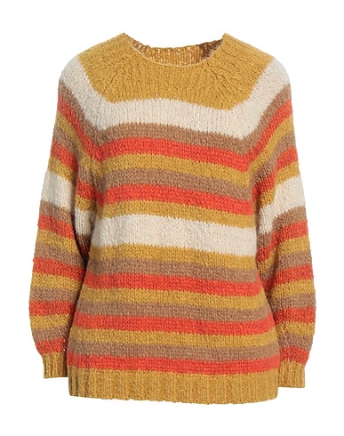 CROCHÈ Jumper Camel 60% Acrylic, 20% Mohair wool, 10% Wool, 10% Polyamide